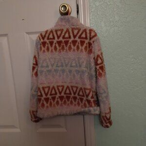 Multi color triangle thick jacket (kids)